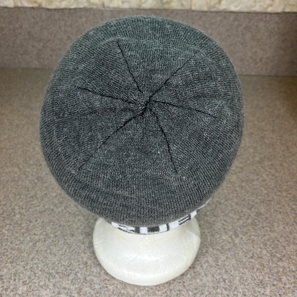 Truth North Gray Winter Knit Beanie wWhite Logo toddler baby One Size fits most - Picture 5 of 9